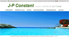 Desktop Screenshot of constantimmobilier.com