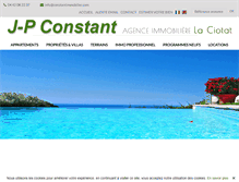 Tablet Screenshot of constantimmobilier.com